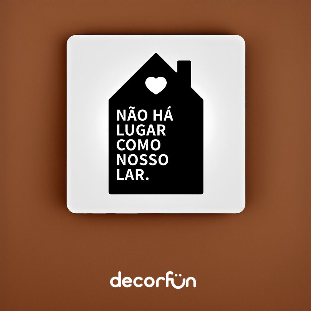Luminária Slim Slim Box Nosso Lar