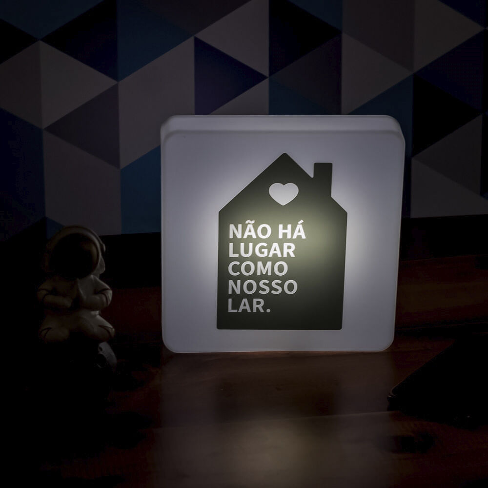 Luminária Slim Slim Box Nosso Lar
