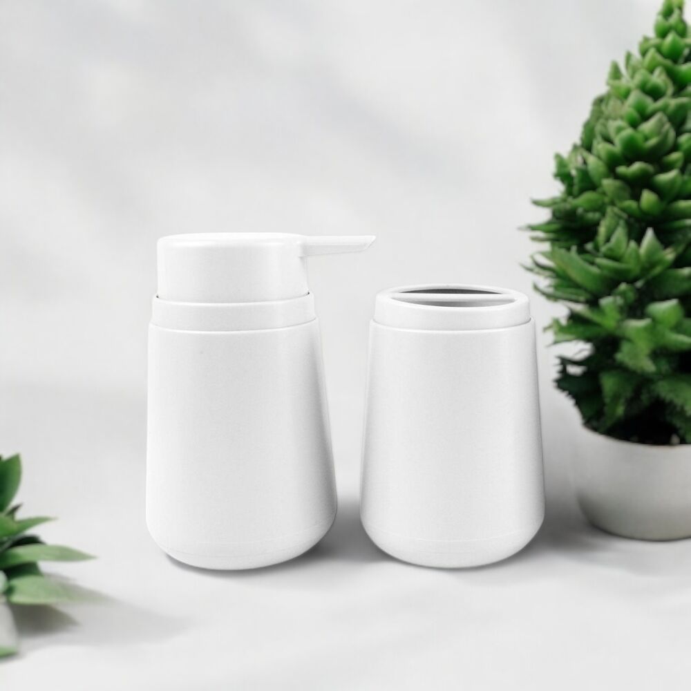 Conjunto para Banheiro com 2 Peças Branco Acqua - Mood