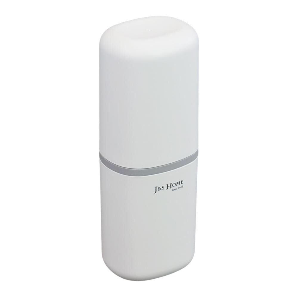 Porta Escova de Dentes de Plástico para Viagem Branco
