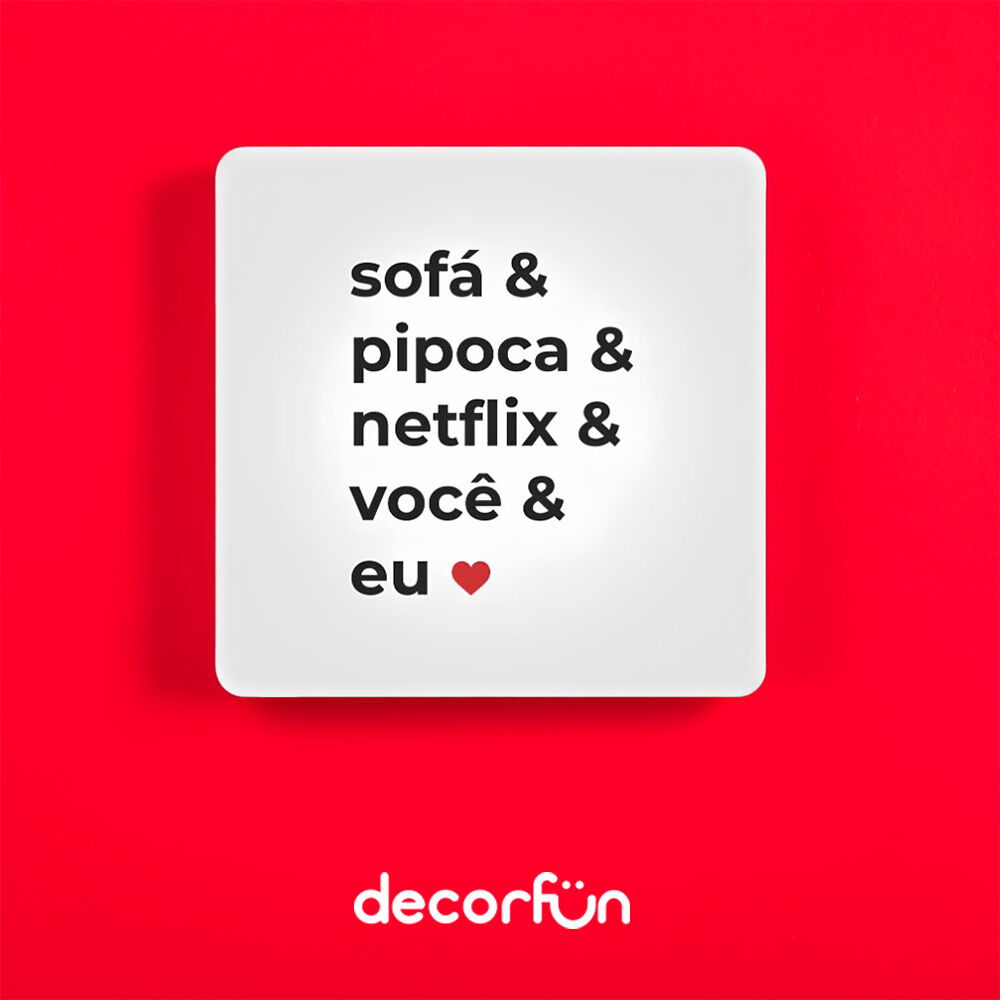 Luminária Slim Box LED Você & Eu