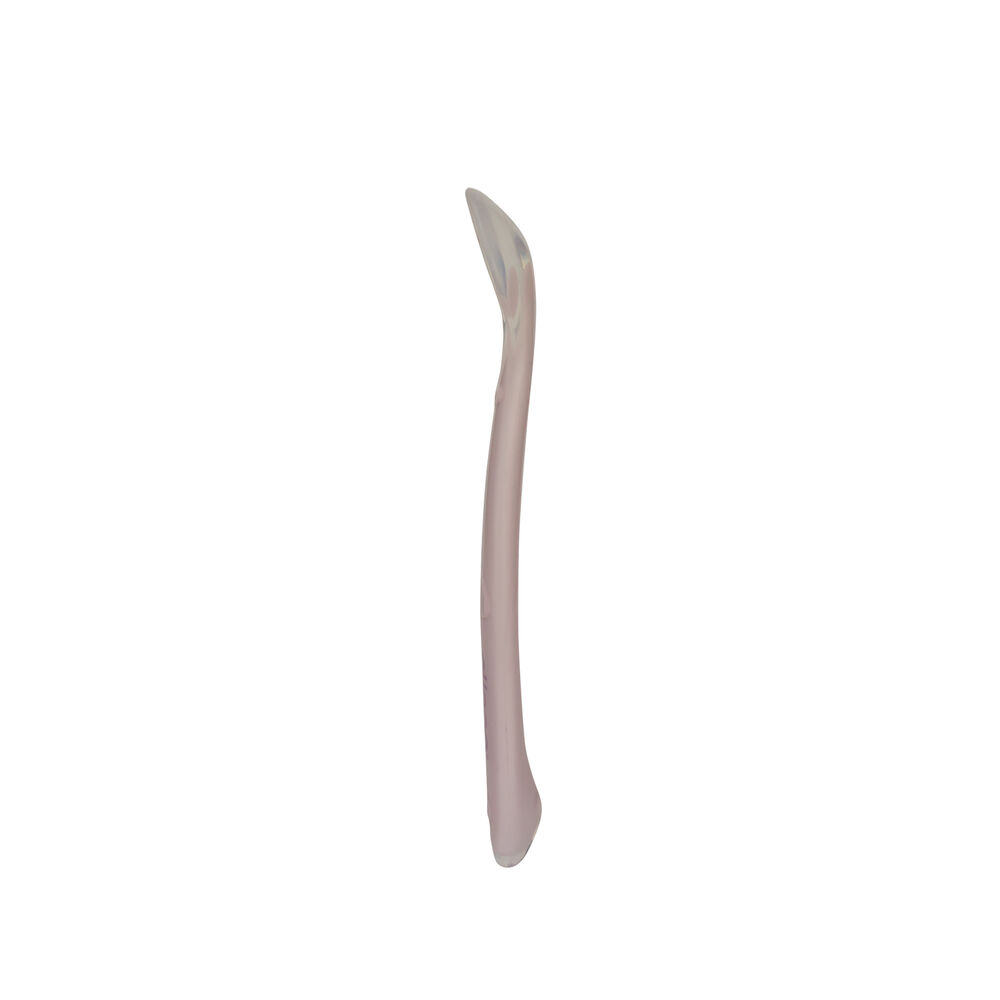 Conjunto com 2 Colheres Infantis Silicone Rose - Clingo