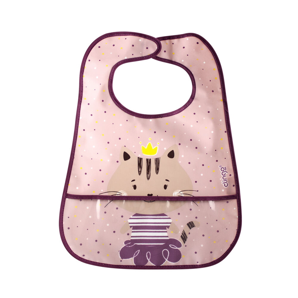 Kit com 2 Babadores com Coletor e Velcro Milky - Clingo