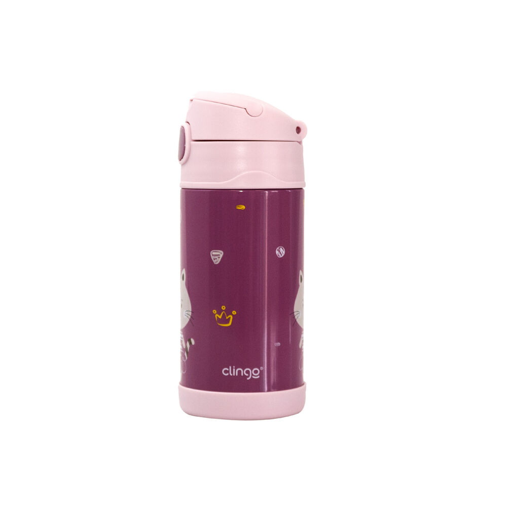 Garrafa Térmica Dupla Camada Vácuo Milky 310ml - Bebidas Quentes por 5h e Frias por 7h