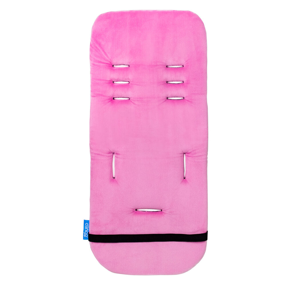 Almofada para Carrinho Memory Foam Reversível Clingo - Waves Pink