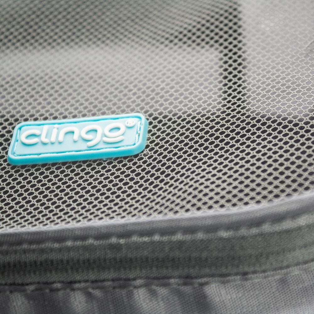 Organizador de Mala de Viagem Cinza 5un Clingo Prático e Resistente