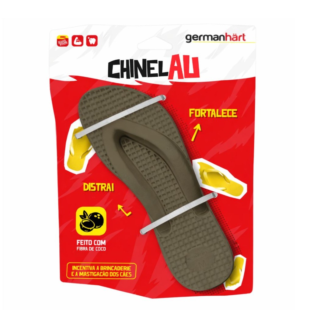 Mordedor Chinelo Hauvaianas Bacon Germanhart - Texturizado e Interativo