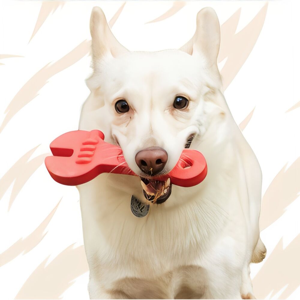 Chauve Inglesa para Cães - Brinquedo Interativo e Estimulante em Formato de Ferramenta