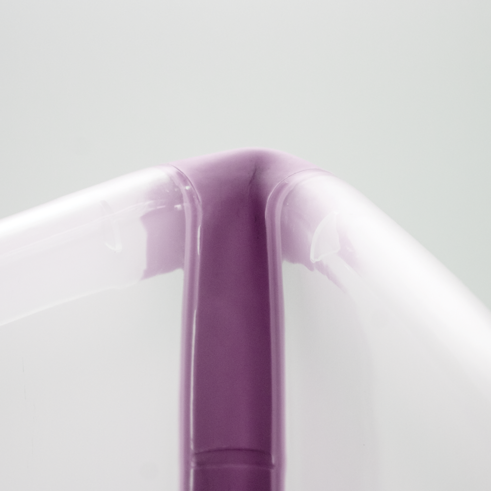 Banheira Portátil Dobrável Smart Clingo Fácil de Armazenar - Rosa