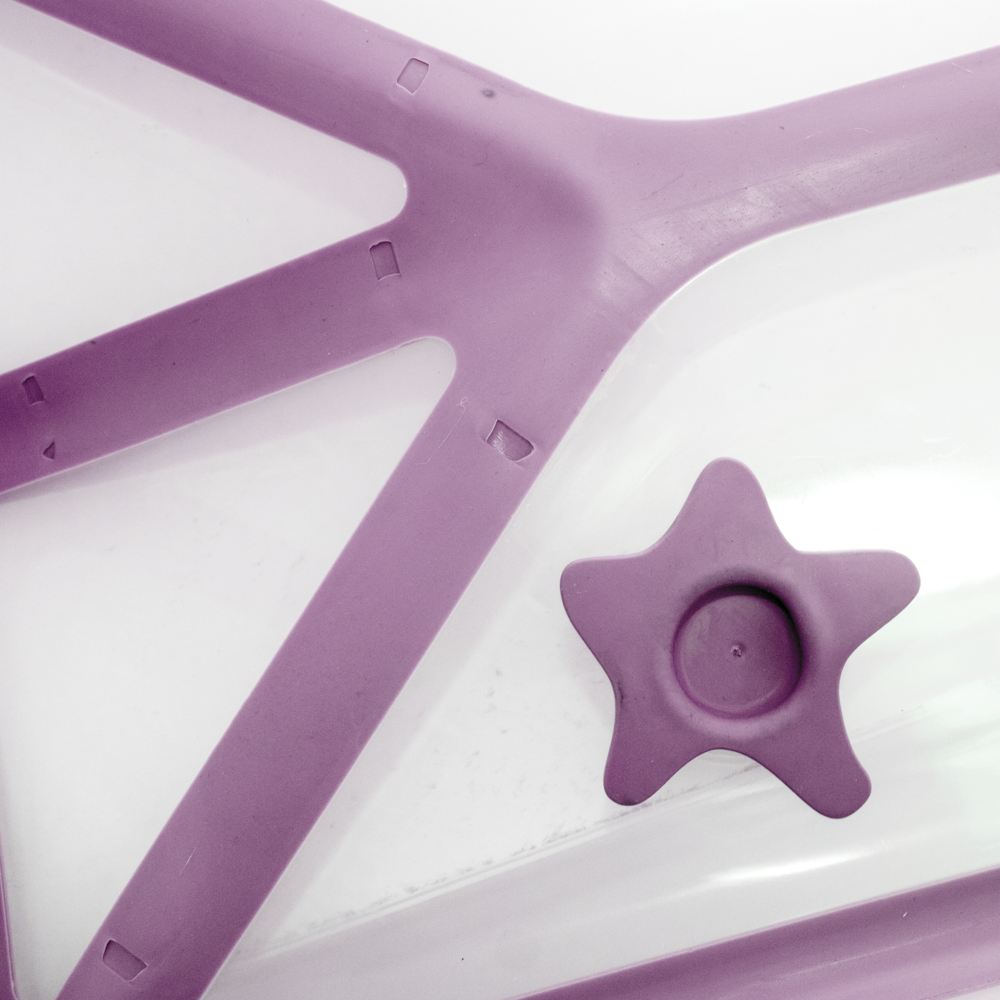 Banheira Portátil Dobrável Smart Clingo Fácil de Armazenar - Rosa