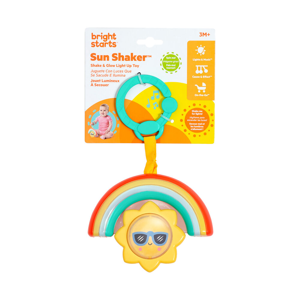 Brinquedo de Pendurar Sun Shaker com Luzes e Sons - Arco-Íris