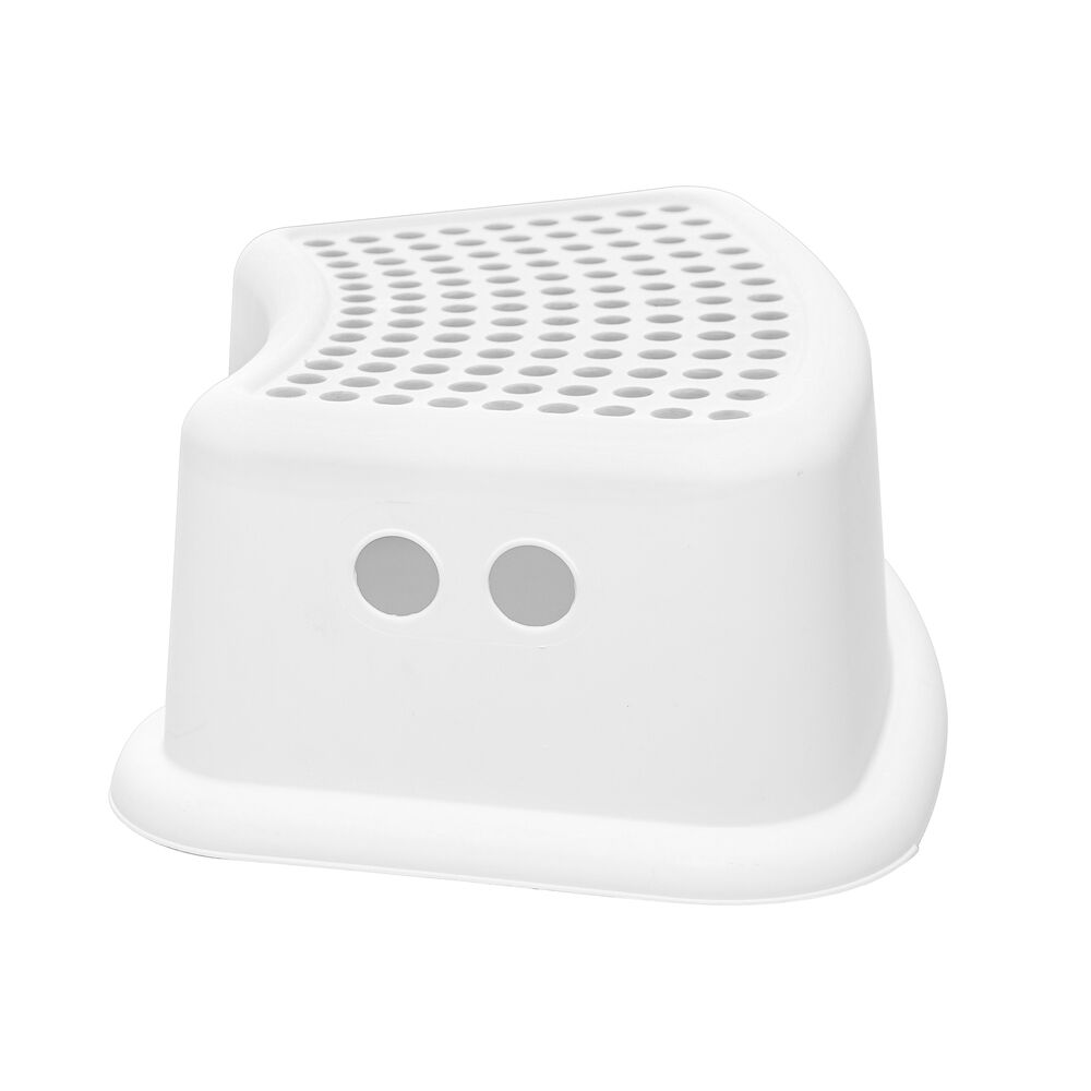 Degrau Infantil Antiderrapante Step Dots Cinza - Pia, Vaso e Banheira