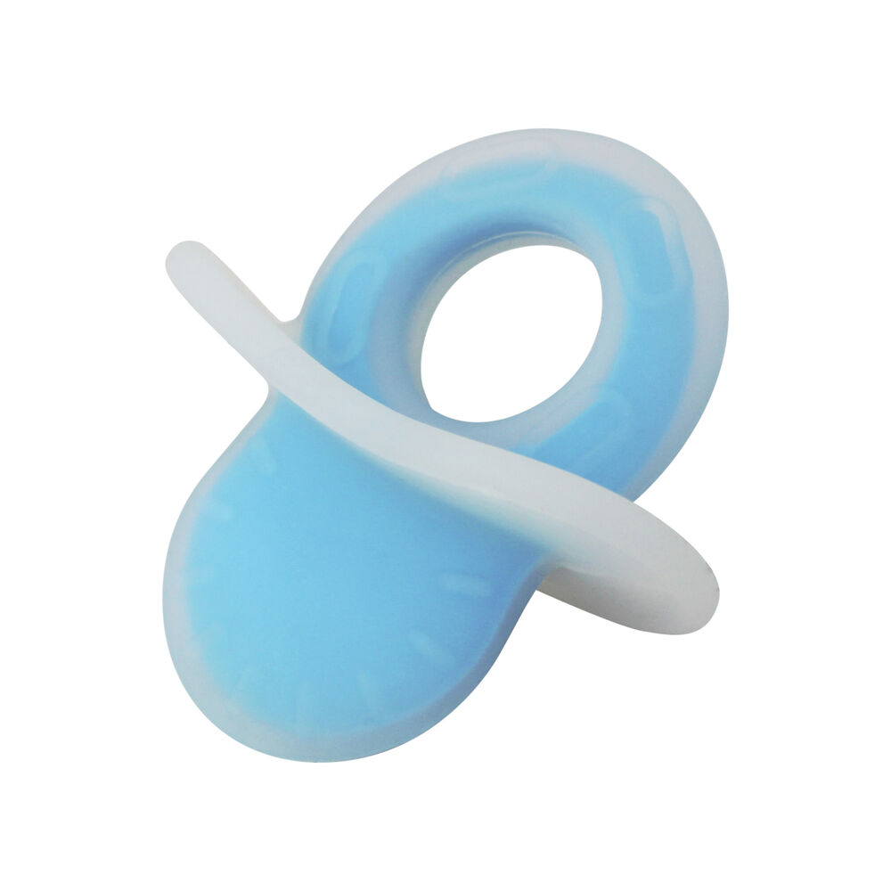 Mordedor Clingo Azul - Silicone, Livre de BPA, Alívio das Gengivas
