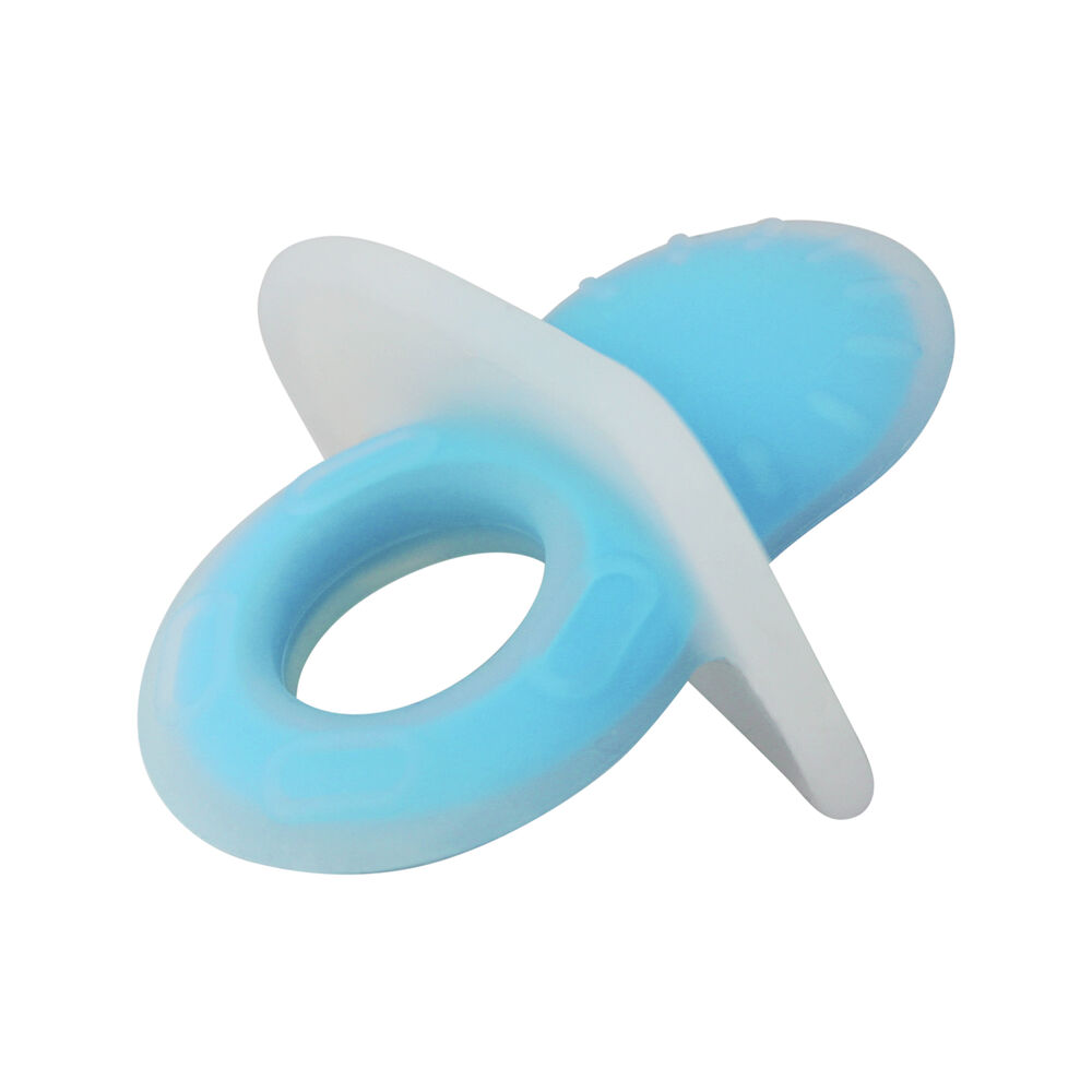 Mordedor Clingo Azul - Silicone, Livre de BPA, Alívio das Gengivas