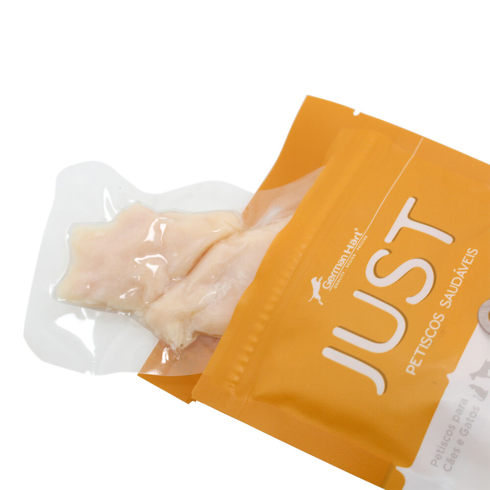 Petisco Just - Peito de Frango Cozido 55g - Para Cães e Gatos