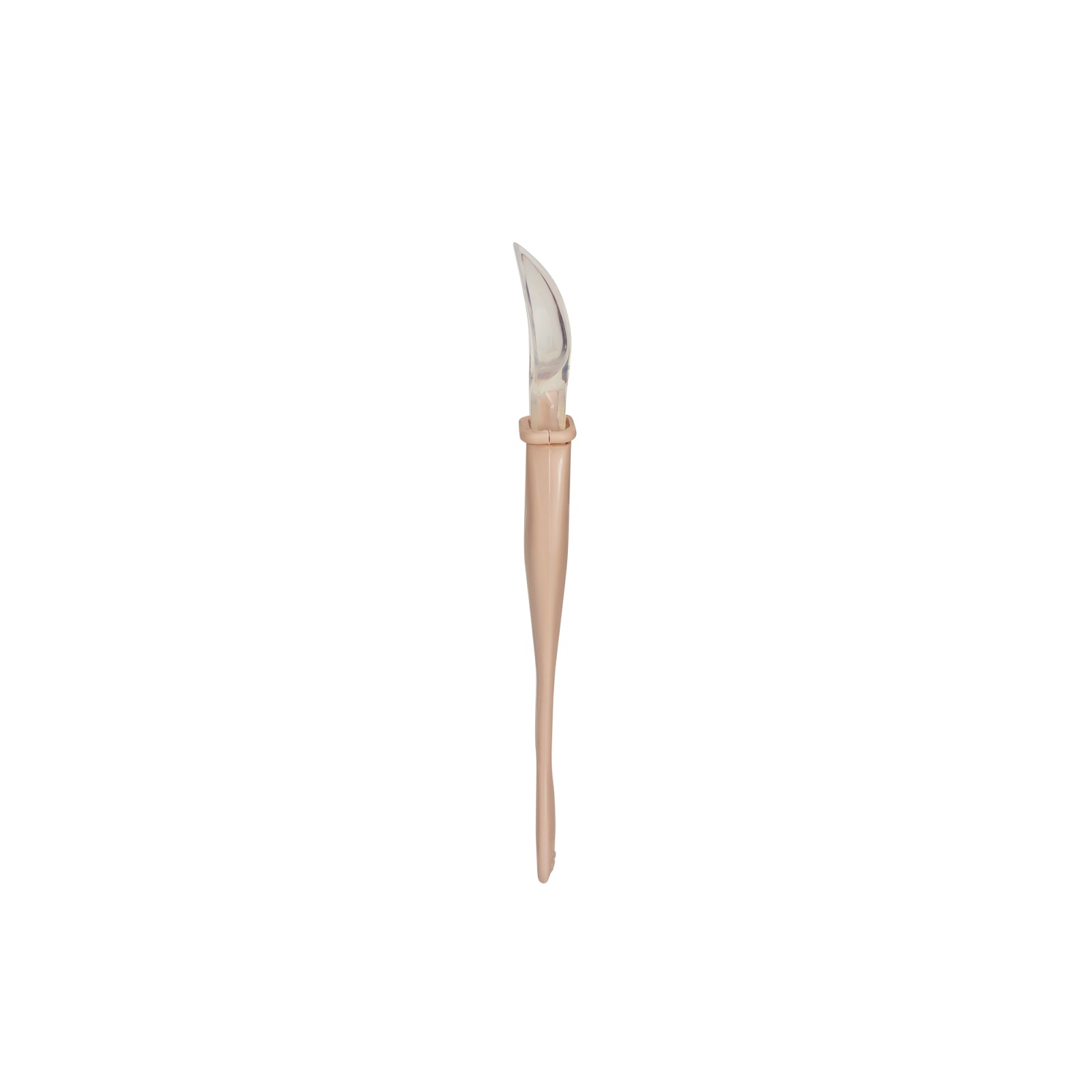 Colher Ponta Dupla Clingo Colors Neutro - Kit com 2 Unidades