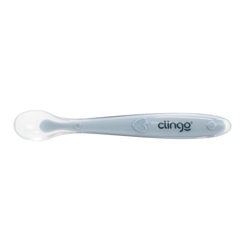 Colher Silicone Premium Colors Clingo Marinho - Macia e Resistente