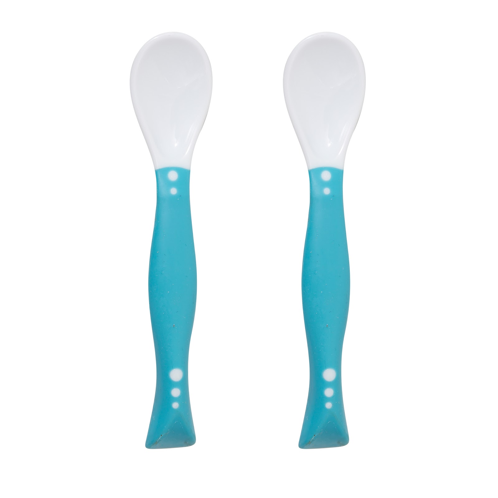 Colher Articulável Classic Azul - Dobrável, Ergonômica e Sensível ao Calor