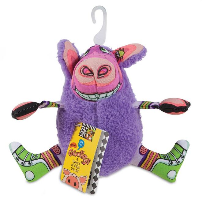 Brinquedo Para Cães Gruntley’s Porquinho Rosa Com Apito