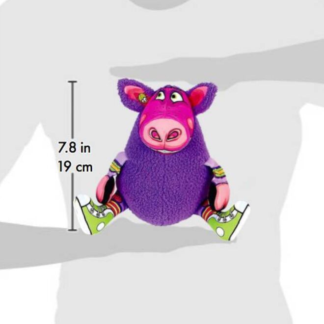 Brinquedo Para Cães Gruntley’s Porquinho Rosa Com Apito