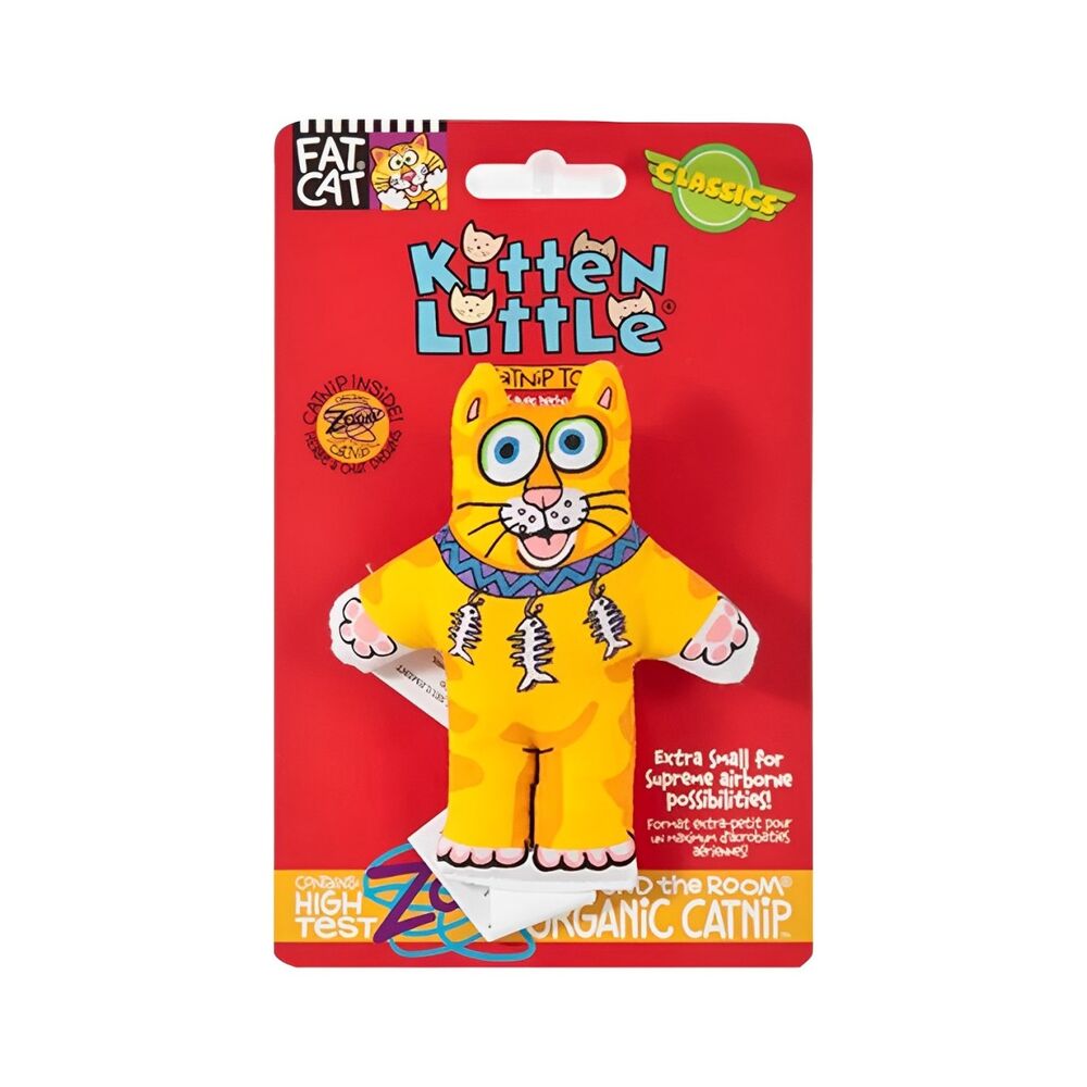 Brinquedo Kitten Little para Gatos com Catnip Divertido - Laranja
