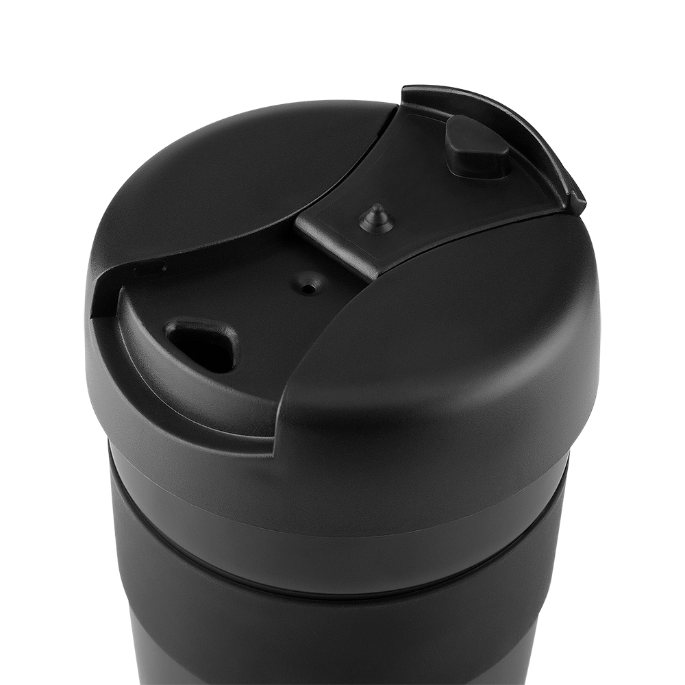 Copo Térmico com Tampa para 400ml All Black Coffee Time