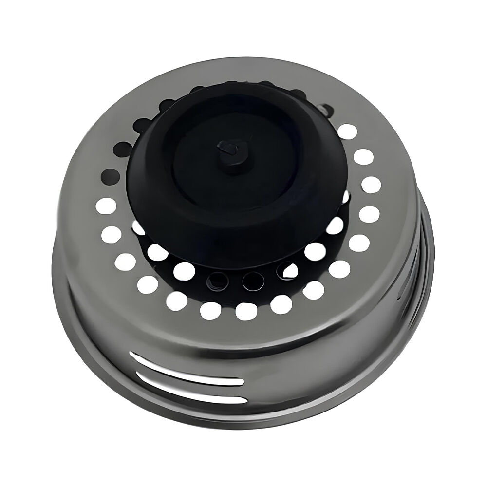 Kit 2 Ralos de Pia em Inox com Válvula Estilo Americano