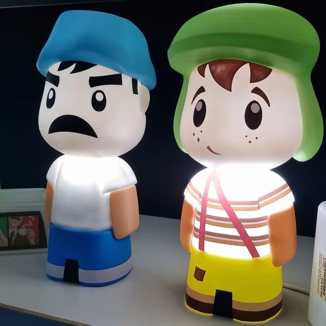 Luminária 3D Chaves Luz Difusa Decoração Criativa