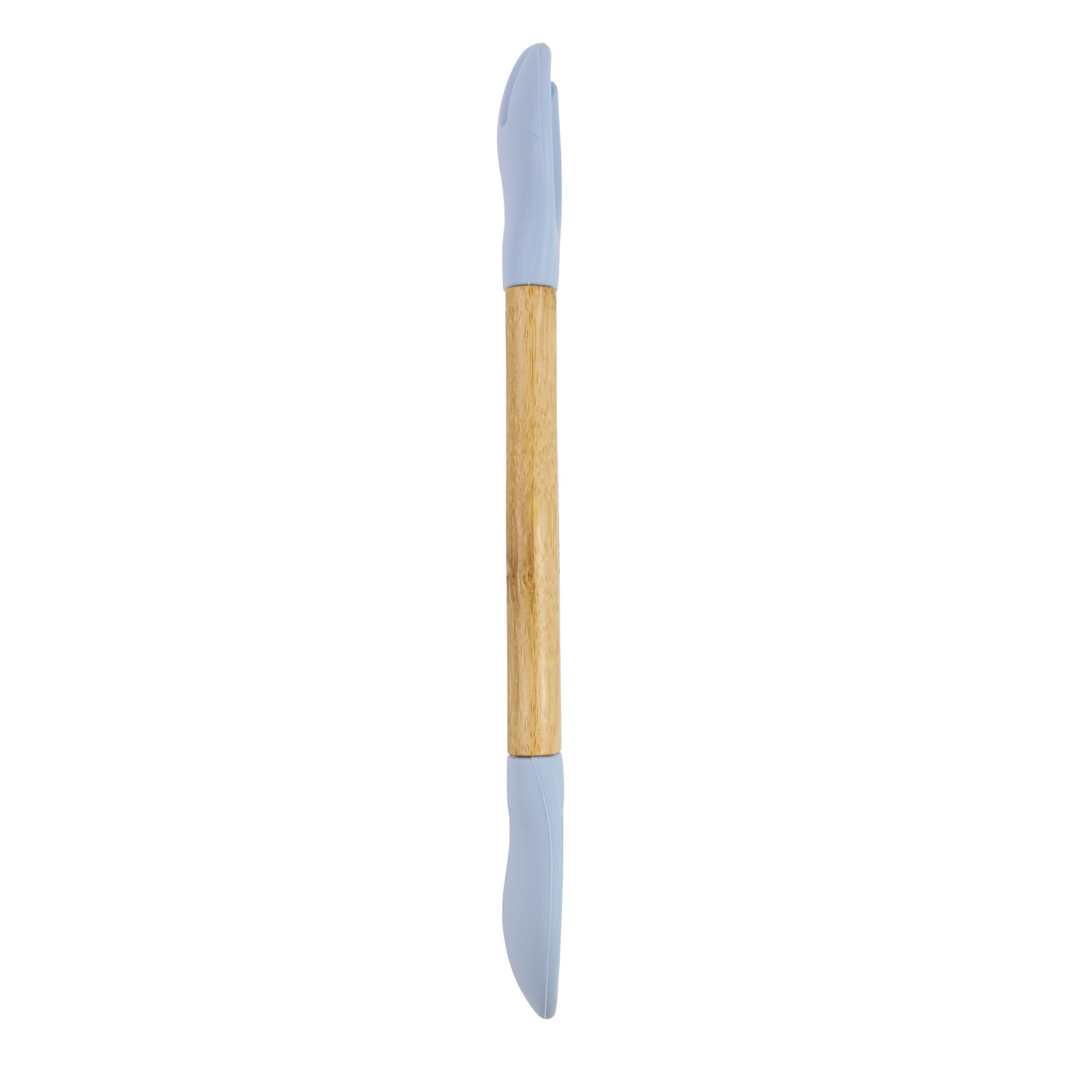 Talher Duplo de Bambu e Silicone Clingo Azul Sustentável