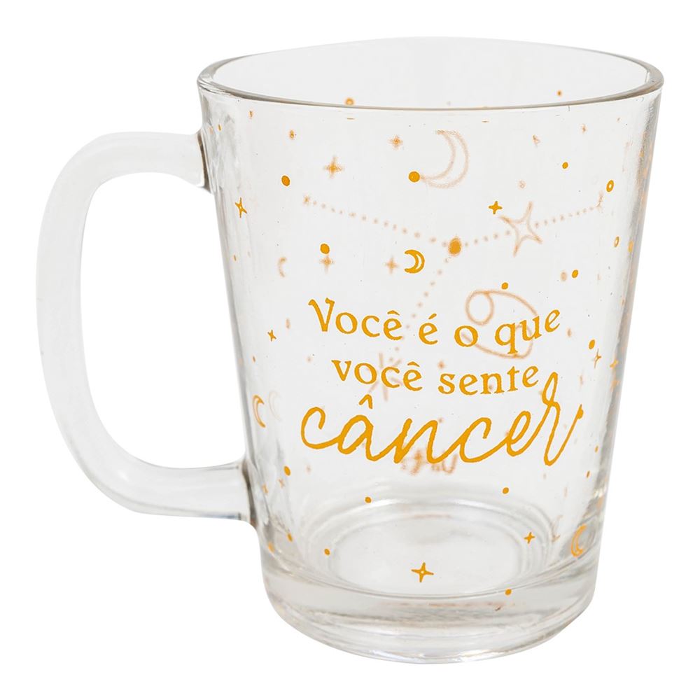 Caneca De Vidro Basic - Signo Câncer