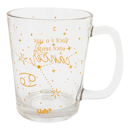 Caneca De Vidro Basic - Signo Câncer