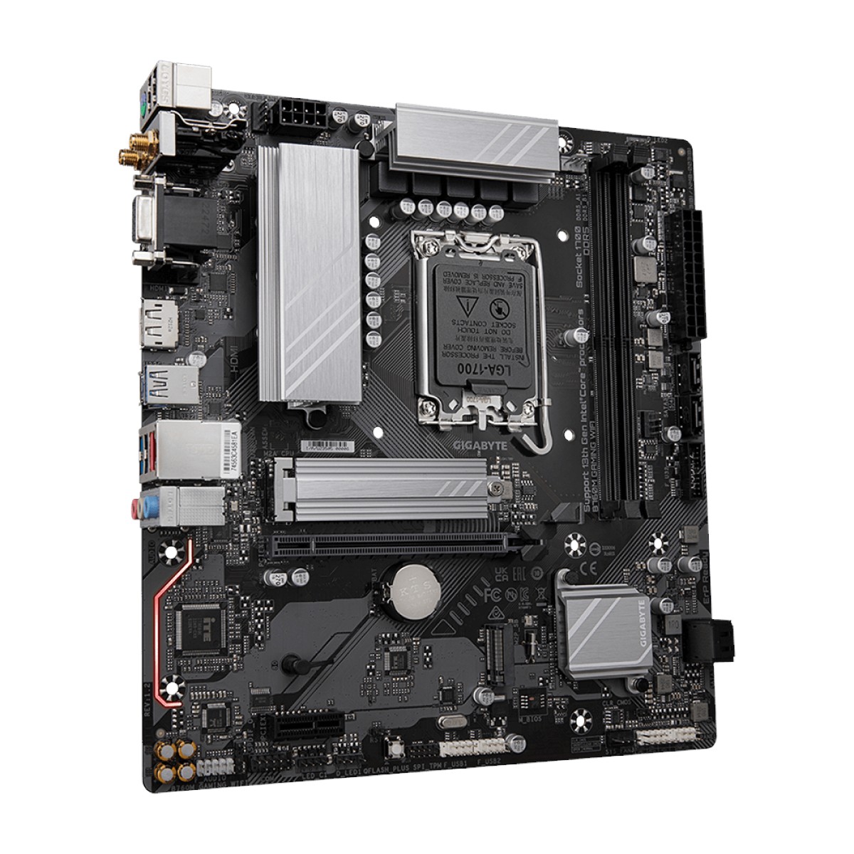 Placa Mãe Gigabyte B760M Gaming Wifi Rev.1.4 Intel LGA 1700 MATX DDR5