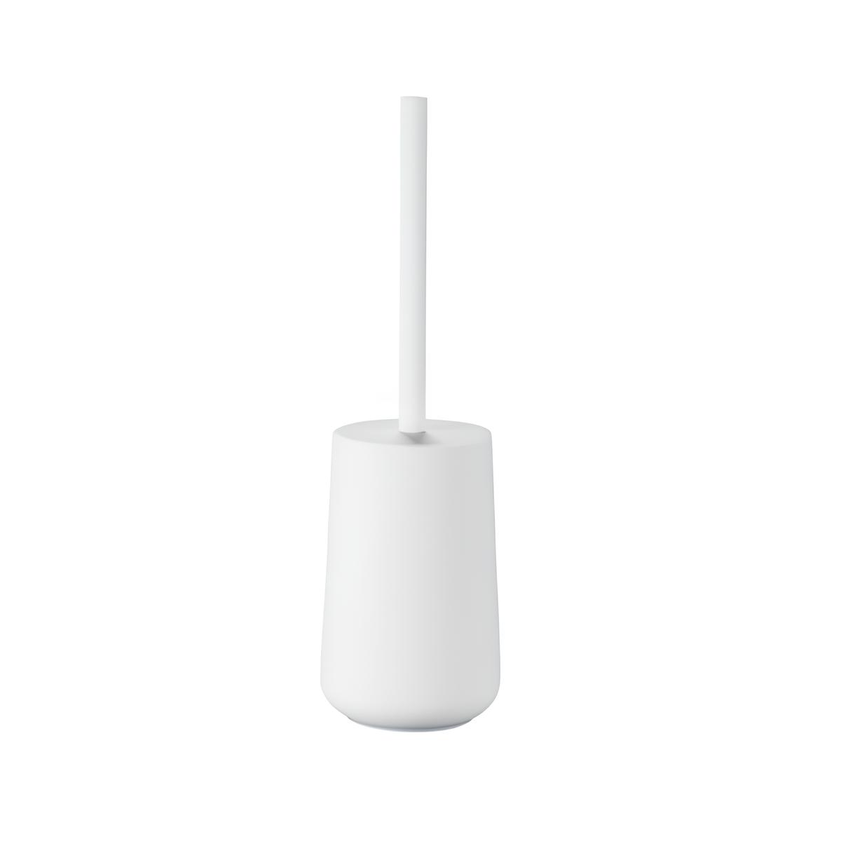 Conjunto para Banheiro 5 Peças Branco Mood - Escova Sanitária, Lixeira, Porta-Escova, Dispenser e Bandeja