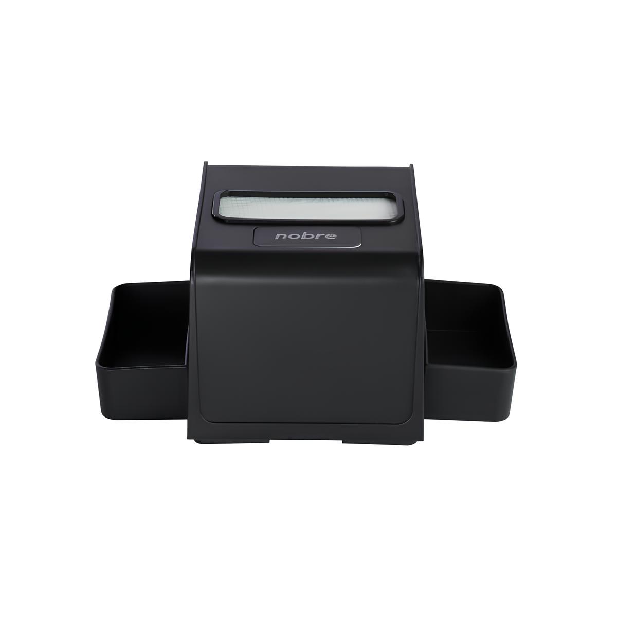 Dispenser para Guardanapo Interfolhado com Porta-Sachê Preto - Nobre