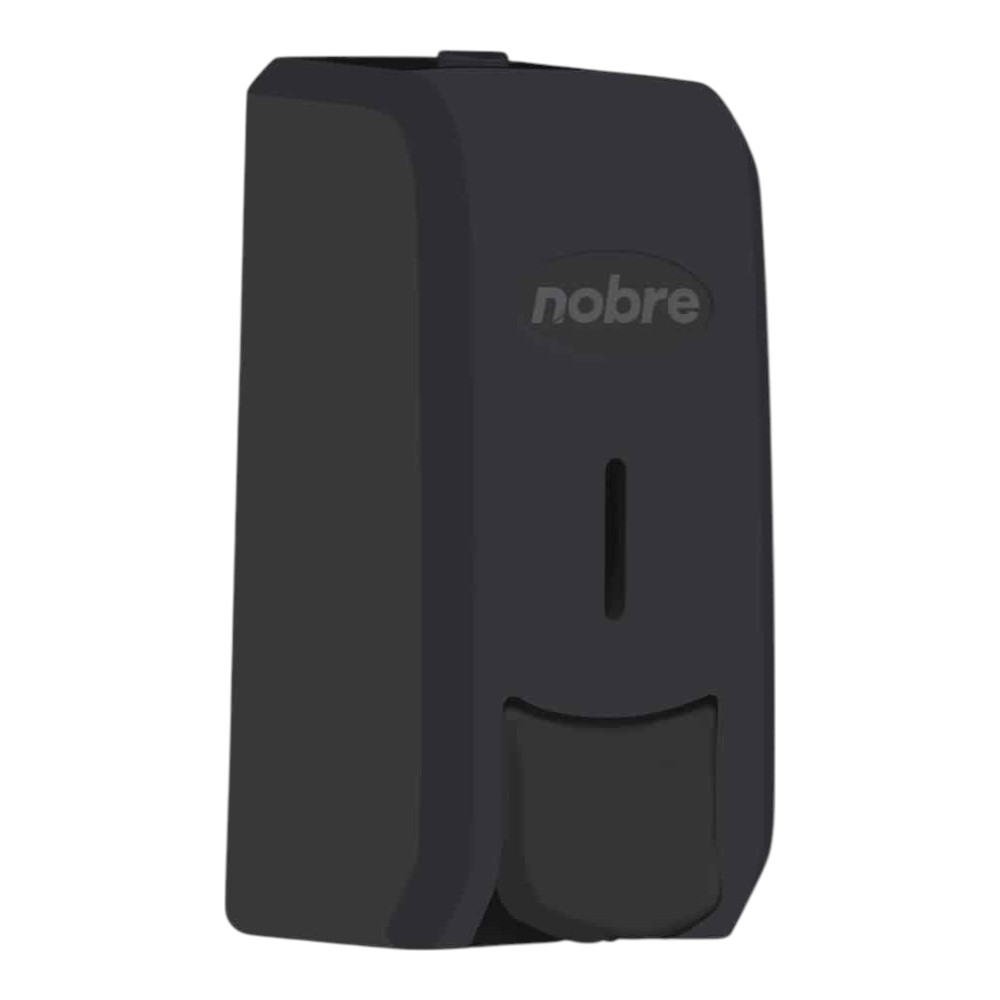 Dispenser para Sabonete Líquido ou Álcool Gel 800ml com Reservatório - Preto New Classic - Nobre